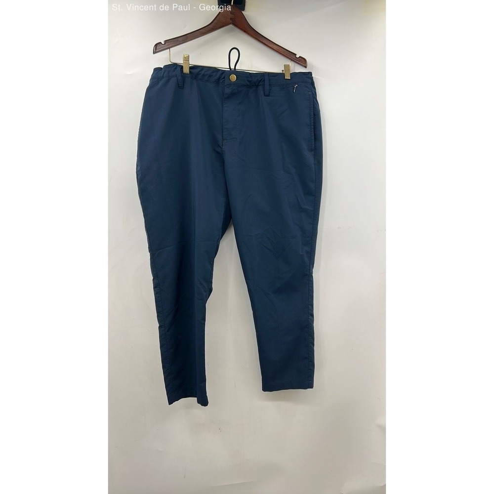 Zella Drawstring Jogger Pants Men's 40 Blue Casual Athleisure